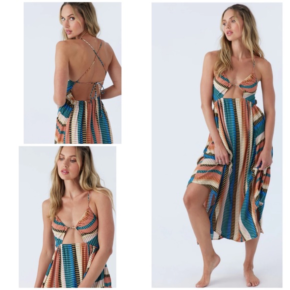 O'Neill Other - O’Neill Gerri Stripe Cover-Up Dress